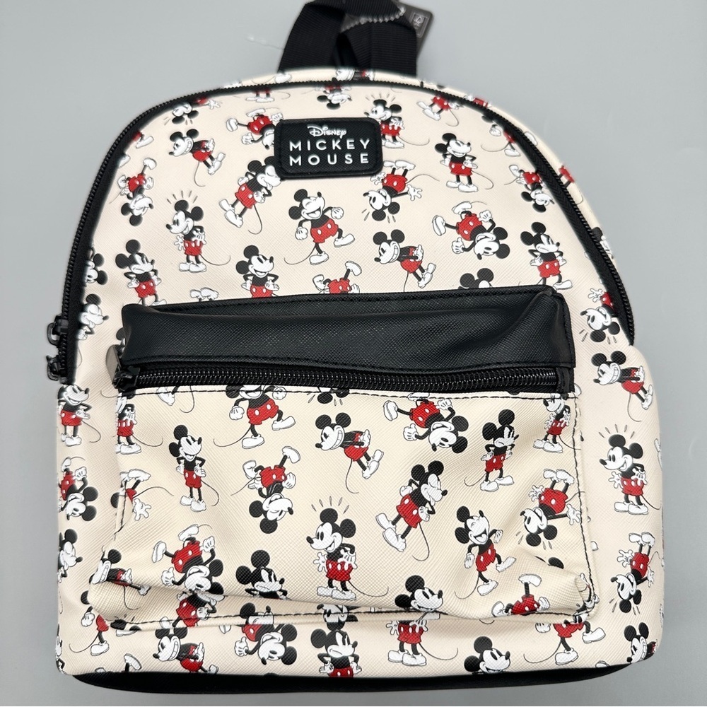Disney Mickey Mouse Mini Backpack – Bioworld All-Over Print | NWT